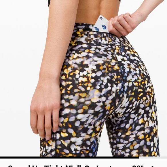 NAVY LULULEMON SPEED UP TIGHT - Picture 2 of 6